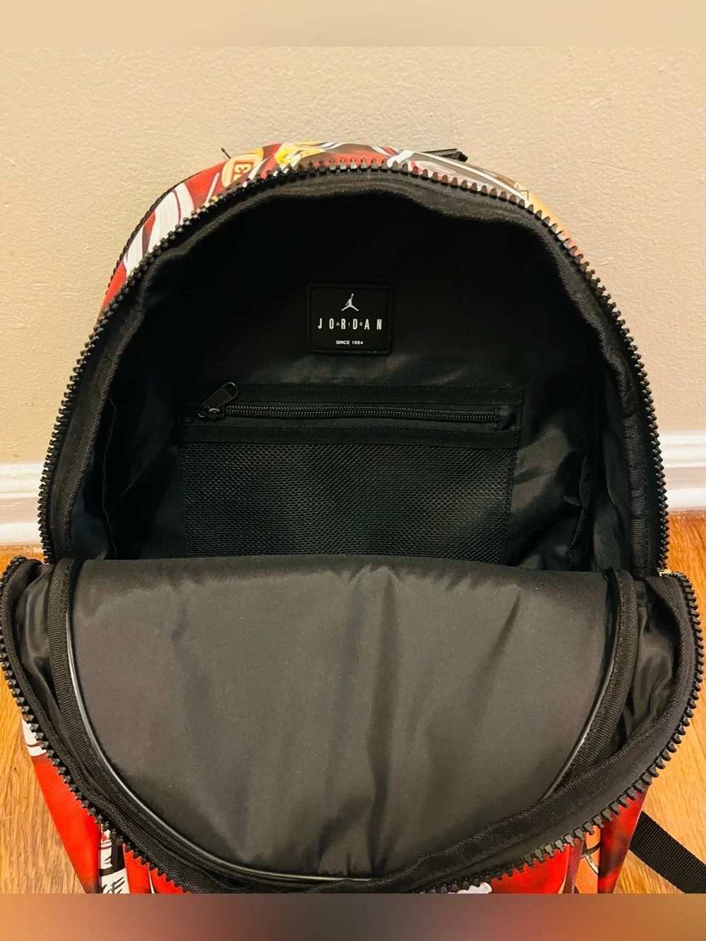 Jordan Borough Graphic Black/Multi Color Backpack  MA9220-K90